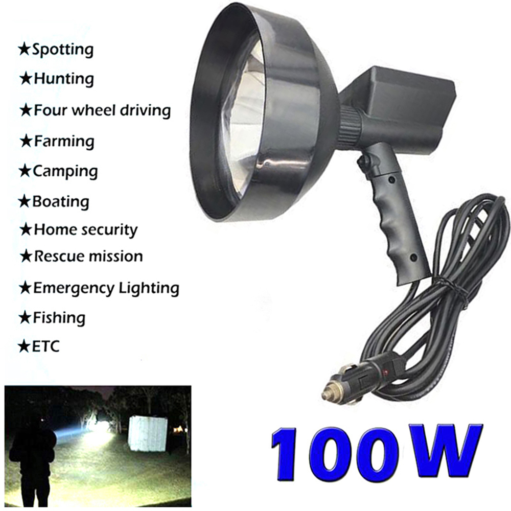 Baitcasting Reel - Remote Hunting Searchlight, Handheld Lamp, luz
