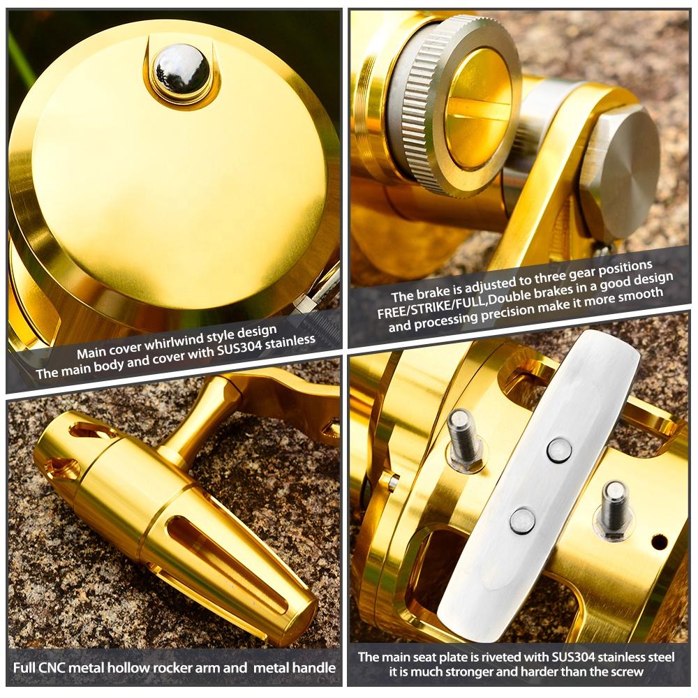 Pro beros carretel de pesca 5. - Trolling Reel avaliação e preço