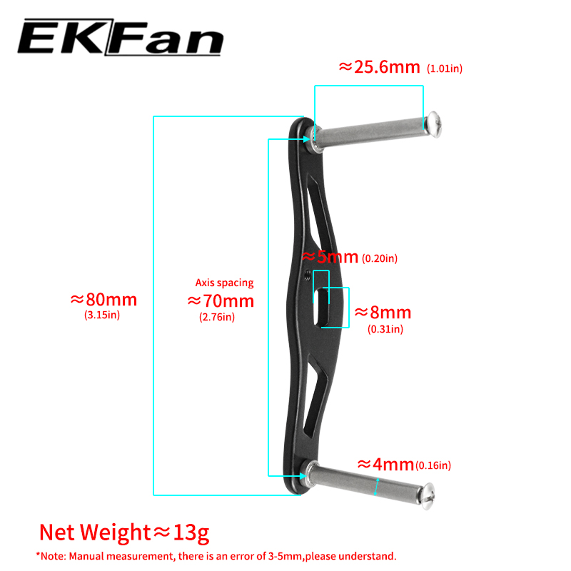 Manivela de Alumínio EKFan 80M - Spincast Reel avaliação e preço