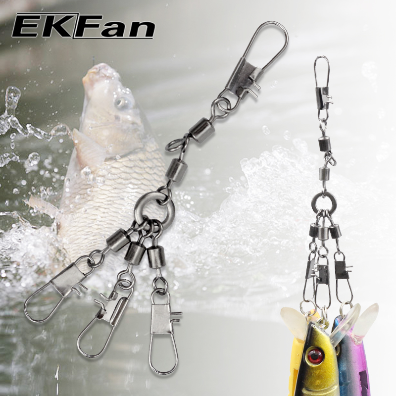 EKFan 5pcs Conector de anel em - Conventional Reel avaliação e preço